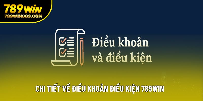 Chi tiết về điều khoản điều kiện 789win  