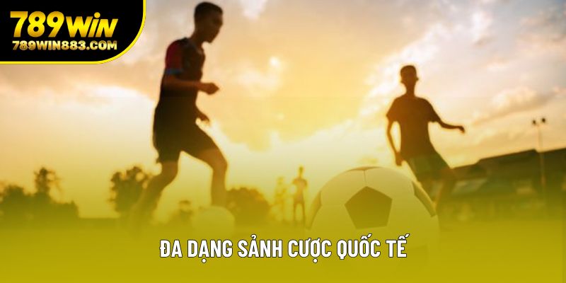 Đa dạng sảnh cược quốc tế